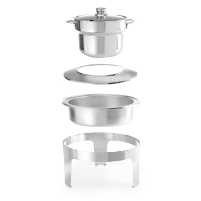 Chafing na polévku vysoký lesk, HENDI, Profi Line, 10L, ⌀420x(H)380mm | 470244